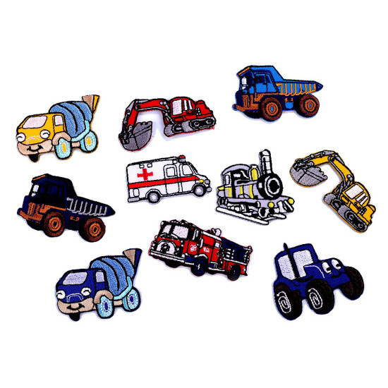 Naprasowanka ciężarówka, traktor, koparka, ciuchcia, betoniarka - Mysi (1 Sztuka) Naprasowanka ciężarówka, traktor, koparka, ciuchcia, betoniarka - Mysi (1 Sztuka)