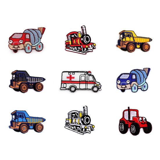 Naprasowanka ciężarówka, traktor, koparka, ciuchcia, betoniarka - Mysi (1 Sztuka) Naprasowanka ciężarówka, traktor, koparka, ciuchcia, betoniarka - Mysi (1 Sztuka)