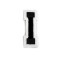 Lettere termoadesive - Nero (1 Pezzo)