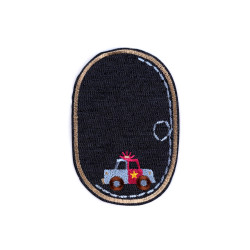 Naprasowanka / łata jeansowa auto - Beżowy (1 Sztuka)