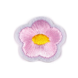 Aufbügler blume - Hellrosa (10 Stücke)
