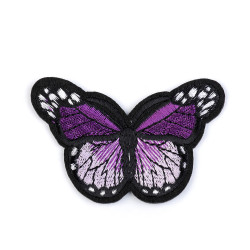 Naprasowanka motyl - Fioletowy purpurowy (1 Sztuka)