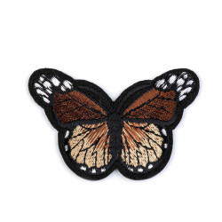 Naprasowanka motyl - Jasnobrązowy (1 Sztuka)