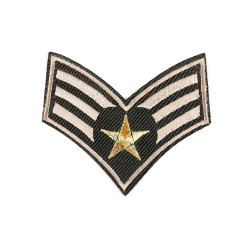 Naprasowanka armia - Zielony khaki (10 Sztuki)
