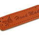 Etykietka / ozdoba / metka z eko-skóry hand made 15x50 mm - Czerwony (50 Sztuki) Etykietka / ozdoba / metka z eko-skóry hand made 15x50 mm - Czerwony (50 Sztuki)