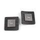 Aplikacja dekoracyjna / naszywka na odzież korona 30x30 mm - Czarny (100 Sztuki) Aplikacja dekoracyjna / naszywka na odzież korona 30x30 mm - Czarny (100 Sztuki)