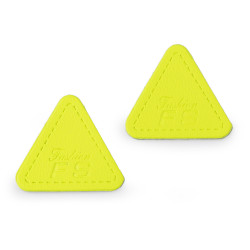 Dísz / felvarrható folt / 25 mm matrica - Sárga (10 Darabok)