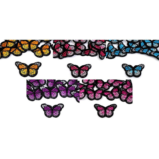 Petit patch thermocollant papillon - Couleur prune (10 Pièces) Petit patch thermocollant papillon - Couleur prune (10 Pièces)