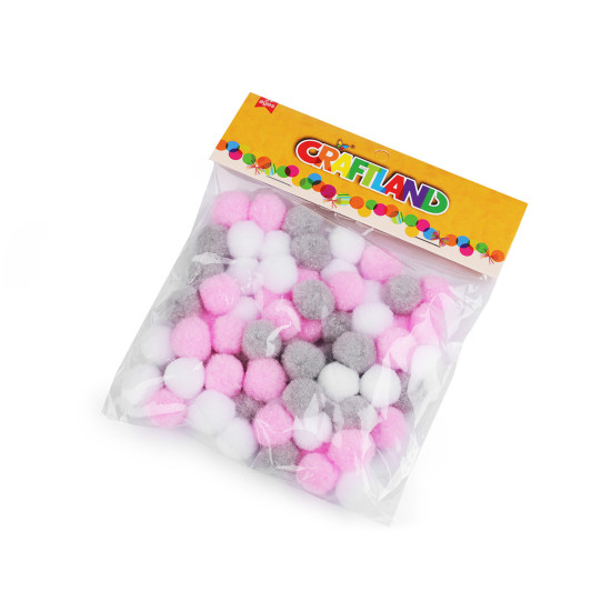 Bambulka mix barev ø20 mm - Růžová sv. (1 Sáček)
