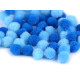 Zsenilia golyó vegyes színek ø8 és 10 mm pompom bojt - Menta (1 Tasak) Zsenilia golyó vegyes színek ø8 és 10 mm pompom bojt - Menta (1 Tasak)