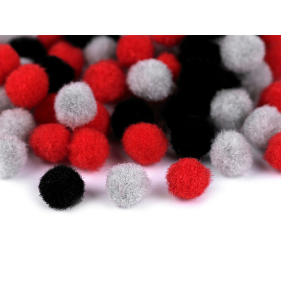 Zsenilia golyó vegyes színek ø8 és 10 mm pompom bojt - Menta (1 Tasak) Zsenilia golyó vegyes színek ø8 és 10 mm pompom bojt - Menta (1 Tasak)