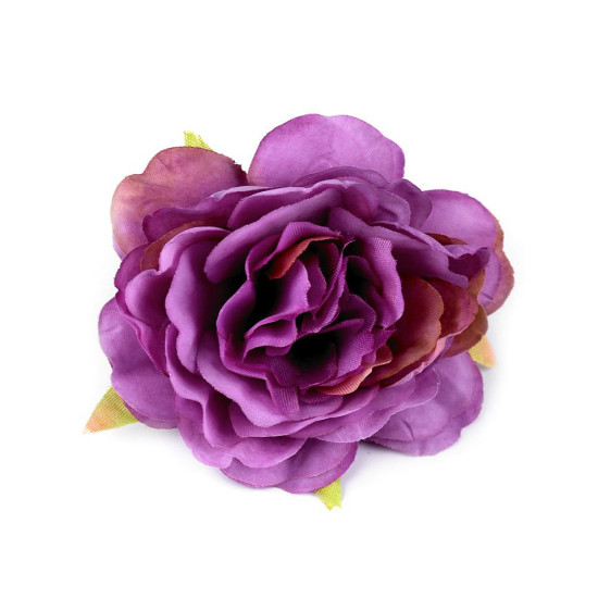 Artificial rose head ø6.5 cm - Salmon (100 Pieces)