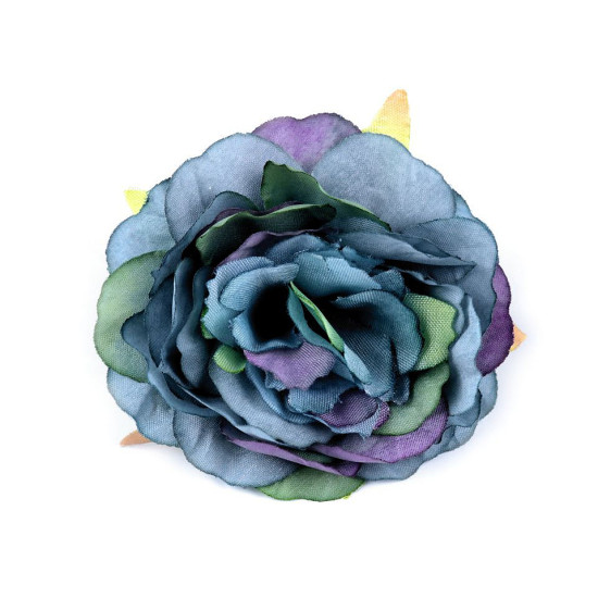 Artificial rose head ø6.5 cm - Salmon (100 Pieces)