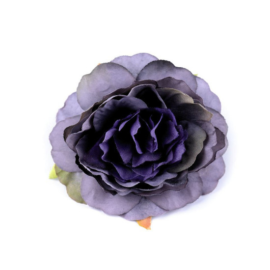 Artificial rose head ø6.5 cm - Salmon (100 Pieces)