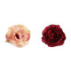 Artificial rose head ø6.5 cm - Salmon (100 Pieces)