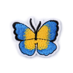 Naprasowanka motyl - Niebieski (10 Sztuki)