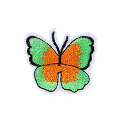 Naprasowanka motyl - Zielony jasny (10 Sztuki)