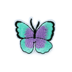 Naprasowanka motyl - Zieleń pastelowa (10 Sztuki)