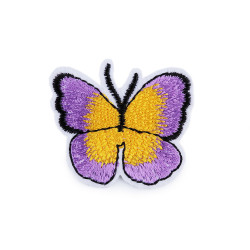 Naprasowanka motyl - Fioletowy (10 Sztuki)