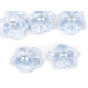 Embroidery flower with pearl bead ø2 cm - Cream lightest (10 Pieces) Embroidery flower with pearl bead ø2 cm - Cream lightest (10 Pieces)