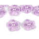 Embroidery flower with pearl bead ø2 cm - Cream lightest (10 Pieces) Embroidery flower with pearl bead ø2 cm - Cream lightest (10 Pieces)