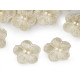 Embroidery flower with pearl bead ø2 cm - Cream lightest (10 Pieces) Embroidery flower with pearl bead ø2 cm - Cream lightest (10 Pieces)