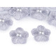 Embroidery flower with pearl bead ø2 cm - Cream lightest (10 Pieces) Embroidery flower with pearl bead ø2 cm - Cream lightest (10 Pieces)
