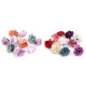 Artificial rose flower head ø5-6 cm - Mix variations (30 Pieces) Artificial rose flower head ø5-6 cm - Mix variations (30 Pieces)