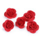 Artificial rose flower head ø2.8 cm - Blue light (30 Pieces)
