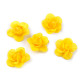 Artificial rose flower head ø2.8 cm - Blue light (30 Pieces)