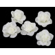 Artificial rose flower head ø2.8 cm - Blue light (30 Pieces)