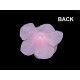 Artificial rose flower head ø2.8 cm - Blue light (30 Pieces)