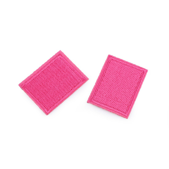 Felvasalható folt / lyuk javításra 3x4 cm - Fekete (10 Darabok)