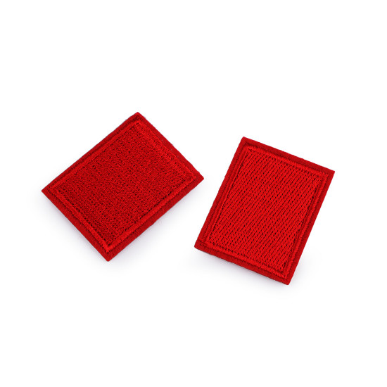 Felvasalható folt / lyuk javításra 3x4 cm - Fekete (10 Darabok)