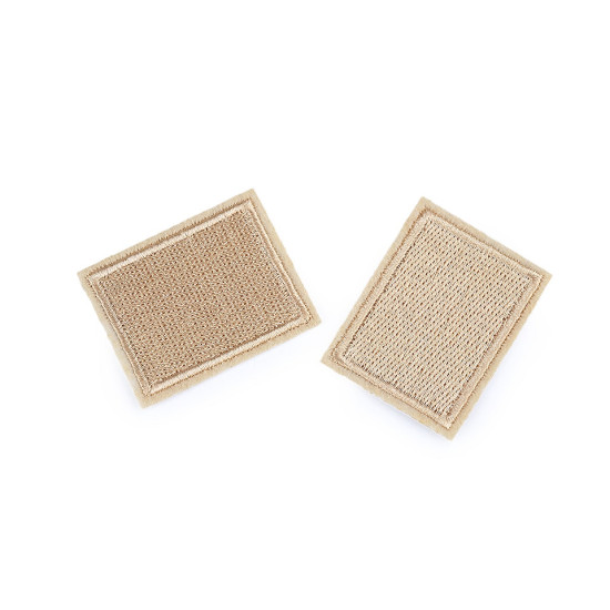 Felvasalható folt / lyuk javításra 3x4 cm - Fekete (10 Darabok)