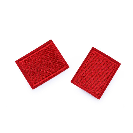 Felvasalható folt / lyuk javításra 3x4 cm - Fekete (10 Darabok)