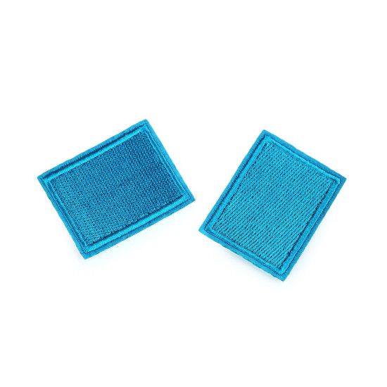 Felvasalható folt / lyuk javításra 3x4 cm - Fekete (10 Darabok)