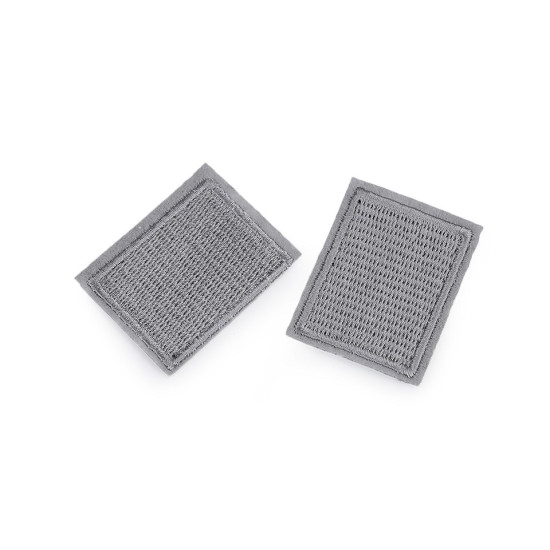 Felvasalható folt / lyuk javításra 3x4 cm - Fekete (10 Darabok)
