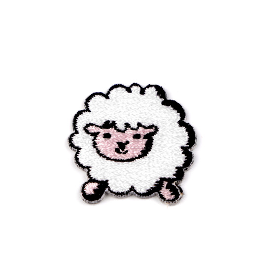 Toppa termoadesiva, motivo: animali - Crema (10 Pezzi)