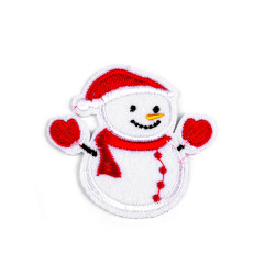 Naprasowanka bałwanek - White (10 Sztuki)