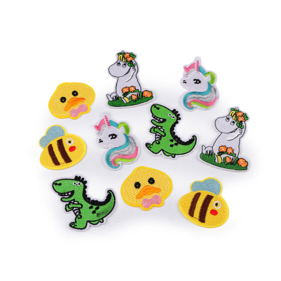 Patchs thermocollants, animaux divers - Mélange (10 Pièces) Patchs thermocollants, animaux divers - Mélange (10 Pièces)