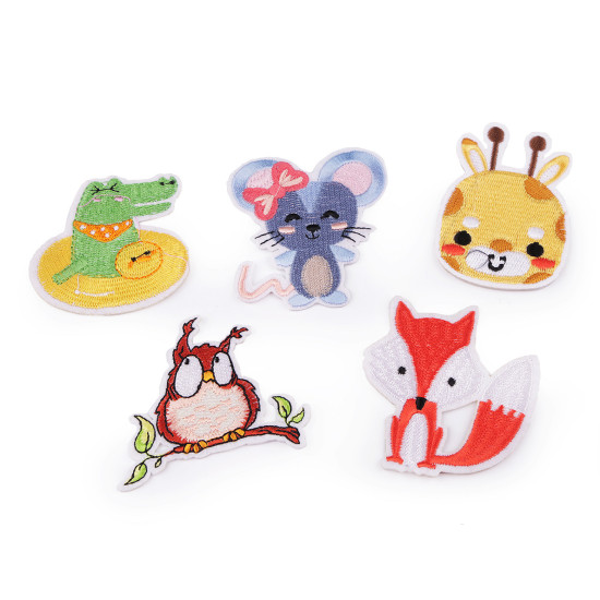 Patchs thermocollants, animaux divers - Mélange (10 Pièces) Patchs thermocollants, animaux divers - Mélange (10 Pièces)