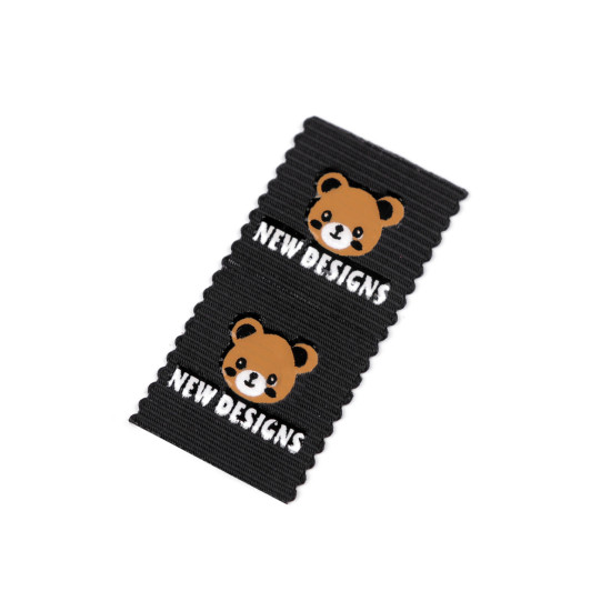 Toppa da cucire / applique per cuciture, motivo: orso - Nero (10 Pezzi) Toppa da cucire / applique per cuciture, motivo: orso - Nero (10 Pezzi)