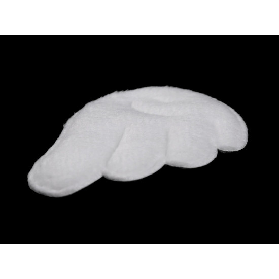 Aplikacja skrzydła / półprodukt do wyrobu aniołka - White (10 Pary) Aplikacja skrzydła / półprodukt do wyrobu aniołka - White (10 Pary)