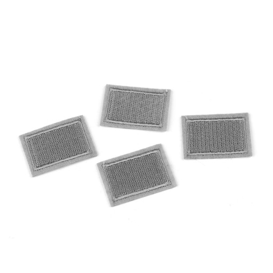 Parches termoadhesivos para reparar agujeros y decorar 2,3 x 3,3 cm - Gris (100 Piezas) Parches termoadhesivos para reparar agujeros y decorar 2,3 x 3,3 cm - Gris (100 Piezas)