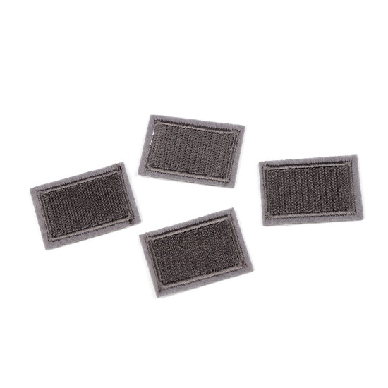 Parches termoadhesivos para reparar agujeros y decorar 2,3 x 3,3 cm - Gris (100 Piezas) Parches termoadhesivos para reparar agujeros y decorar 2,3 x 3,3 cm - Gris (100 Piezas)