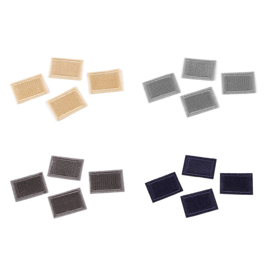 Parches termoadhesivos para reparar agujeros y decorar 2,3 x 3,3 cm - Gris (100 Piezas) Parches termoadhesivos para reparar agujeros y decorar 2,3 x 3,3 cm - Gris (100 Piezas)
