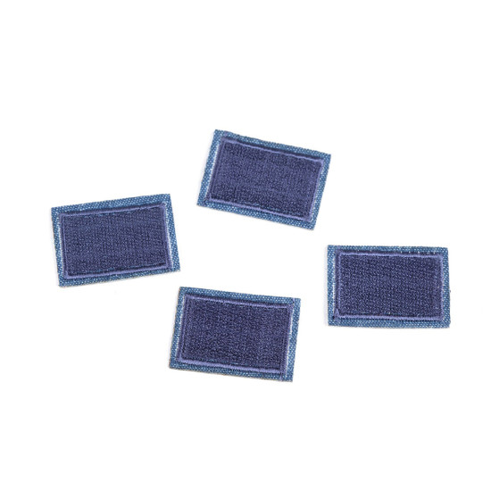 Parches termoadhesivos para reparar agujeros y decorar 2,3 x 3,3 cm - Gris (100 Piezas) Parches termoadhesivos para reparar agujeros y decorar 2,3 x 3,3 cm - Gris (100 Piezas)