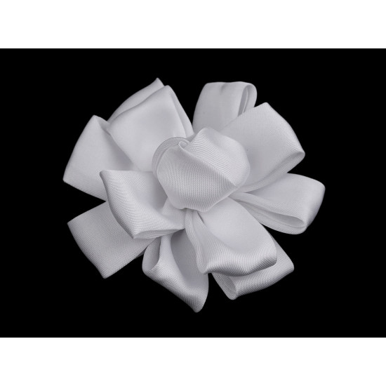 Kwiatek satynowy do przyszycia / przyklejenia ø6,5 cm - Czerwony (10 Sztuki) Kwiatek satynowy do przyszycia / przyklejenia ø6,5 cm - Czerwony (10 Sztuki)