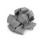 Flor de raso para coser o pegar ø6,5 cm - Gris claro (1 Pieza)